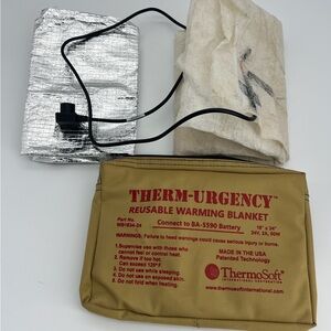 Military Survival Heating Pad/ Blanket Hooks Up to ASIP Battery  First Aid RARE